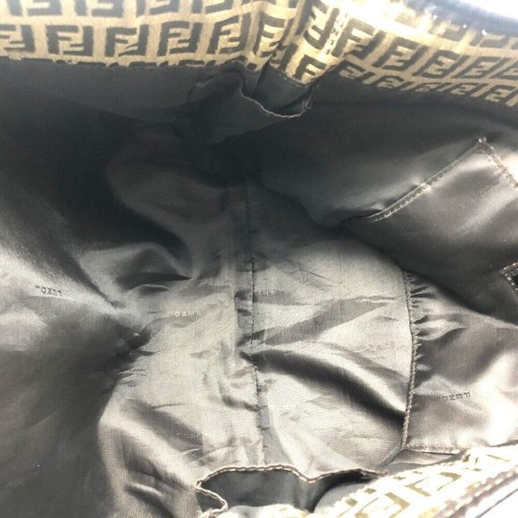 FENDI FF Logo Zucca pattern Zucchino Shoulder Tote Bag - Picture 5 of 8